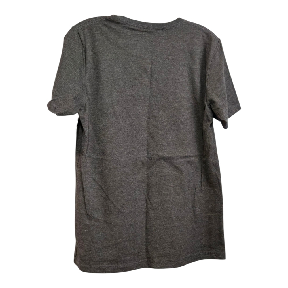 NWT Barbie DARK Gray Short Sleeve Tee with Doll Faces, LARGE - Picture 2 of 4